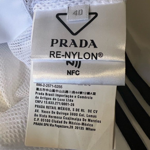 BRAND NEW W TAG Adidas for Prada re-nylon track jacket. Size 40. Can be unisex. - Picture 6 of 13